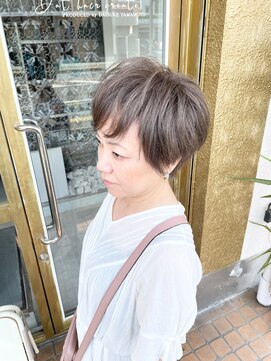 ダット(Dat) アッシュグレージュ×ラフショート/20代30代40代