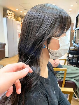 ヘアプレイスソル (HAIR PLACE SoL) ゆるふわロング/レイヤー/ブラック