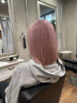 ロナバイソル(lona by SoL) ピンクアッシュ×丸みミディ