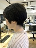 マッシュショート刈り上げショート丸みショートベリーショート