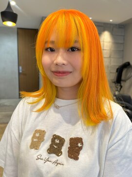 コージーベルベット(Cosy Velvet) #オレンジ×イエロー