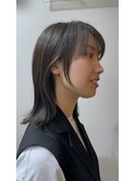 簡単セット/外ハネ/顔回り