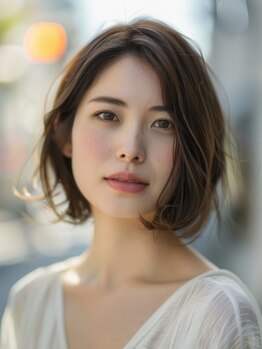 資生堂シンボリックサロン・アルベールの写真/気になる白髪も鮮やかに！こだわりの薬剤で髪を保護しながらグレイカラーでより一層オシャレに♪