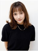 20代30代40代大人可愛い髪質改善カラー肩ラインセミロング