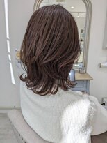 アウリイバイイルヘアー(Aulii by illu hair) 《人気ヘア》ベリーピンク×ミディアムくびれヘア◇