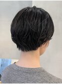 ショートマッシュショートハンサムショートショートパーマ