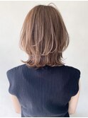 ★結べるボブくびれヘア艶感斜めバング外ハネボブ#263f0326
