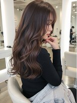 グルグル 下総中山店(GULGUL)&nbsp;下総中山/ロング/顔周り/ブリーチなしカラー/前髪