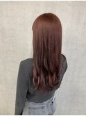 ピンクブラウン　ピンクベージュ　ワインレッド　チェリーレッド