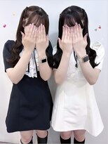 三つ編みハーフツイン　渋谷ヘアメ　アイドルヘア