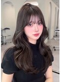 【RINA】モカグレージュ×レイヤーカット、似合わせ顔周りカット