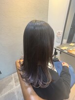 スーリール 九産大前店(Sourire) インナーカラーラベンダー