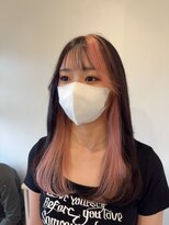 ジジ フィーカ 佐野(Gigi fika)&nbsp;ピーチピンク デザインカラー