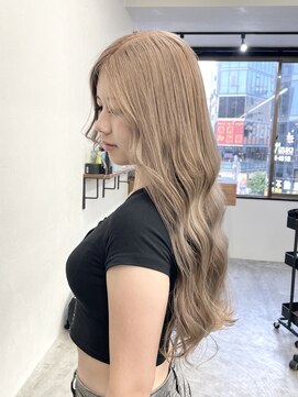 ソソ(soso) くびれヘア/アプリコットオレンジ/夏のヘアアレンジ/横浜