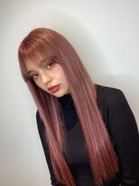 カルフール ロハス 草加東口店(Carrefour LOHAS)&nbsp;ピンクレッド・ケアブリーチ・ダメージレス・韓国風・艶カラー