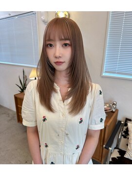 (髪質改善/レイヤーカット/インナーカラー/ケアブリーチ/韓国）