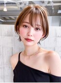 抜け感ショートボブ