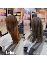 ステラバイケンジ 藤沢(STELLA by KENJE)&nbsp;白髪ぼかし細めハイライト30代40代50代【藤沢　藤沢駅】