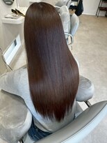 ベル サウス(BHEL south) 津市ロングレイヤーカットハッシュカット透明感カラー重めロング