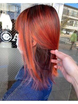 ヘアーデザイン アズール(Hair Design Azur) 【Azur】オレンジ×カシス