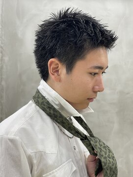 スー 渋谷(suu) メンズカットメンズショートスパイキーショート渋谷学割