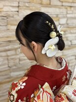 アロマ ヘアー ルーム 新宿店(AROMA hair room)&nbsp;卒業式/入学式/和装/袴/着付け/花冠/ヘアセット/まとめ髪/10代