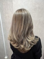 ロックス ヘアー ギャラリー(Rocks hair gallery)&nbsp;ミルクティーベージュ×レイヤーロング