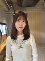 ジュベ(juve.) 大分ミディアムロング顔周りレイヤーカット髪質改善カラー