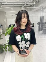 ギア(GEAR.)&nbsp;ピンクグラデーションカラー×レイヤーカット