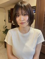 エンベロープス 中目黒(Envelopes) 顔まわり縮毛矯正×ボブレイヤー