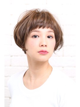 ピークアブー 原宿ハラカド(PEEK-A-BOO) 【PEEK-A-BOO】ナチュラルショートボブ　一番合戦麻衣