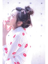 カシュカシュ(cache cache)&nbsp;cache cache★ポニーテールのラフアレンジ