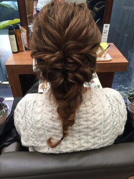 ヘアールーム グリン(Hair room GRin) GRin×編み込み