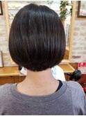 グラデーションショート風ボブスタイル