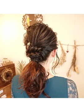 オルシアアートオブヘアー(allcia art of hair) 結婚式お呼ばれアレンジ