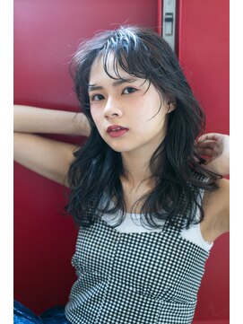 マウロア(MAULOA) 【MAULOA】くせ毛風 無造作 センターパート