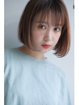 ヘアーアンドメイク シーク 八王子(HAIR&MAKE SeeK) ボブ ミニボブ シースルーバング