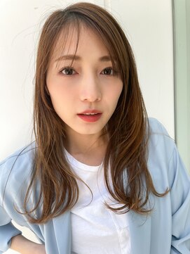 ソワリー 栄(THOiRY) THOiRY【女性らしい柔らかヘア】似合わせ小顔艶髪ゆる巻きロング