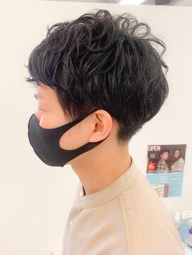 浪漫館 アプリーレ(APRILE) マッシュショート 刈り上げ メンズ 20代 30代