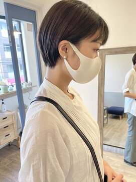 メルト 吉祥寺(melt) 20代30代40代丸みショート前下がり大人可愛いオリーブベージュ