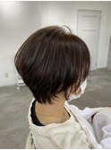 まろやかベージュ×ふんわりショート