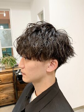 チェスト 姫路店(CHEST) 波巻きマッシュ　アッシュブラック　グレーベージュ