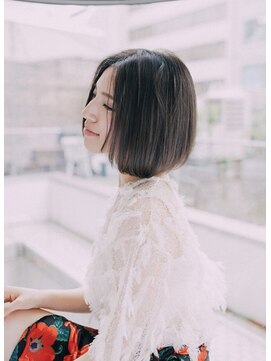 ウイングスガーデン 鶴川(WINGS garden) 前髪無しのワンレンボブ♪