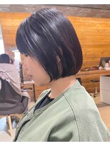 クラッチ ユニ(CLUTCH uni)&nbsp;♪大人フラットボブ♪【大阪難波美容室 中塚孝博】