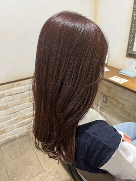 ネオリーブカップ 町田店(Neolive capu) 艶感透明感ピンクブラウンカラー ＊ 韓国風スタイル【町田/暖色