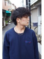 スウェル 船橋店(Swell)&nbsp;ウルフ/アッシュブラック/カルマパーマ/ベリーショート/船橋