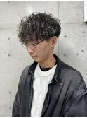 MEN’S HAIRウルフカルマパーマベリーショートイージーパーマ