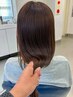 【 自然なストレート 】 骨格似合わせカット+縮毛矯正+4step COREME TR