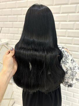 リルミー(Lilme) ブリーチなしのブルーブラック*まゆ