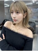 大人美人なlayer style /ネオ韓国layer cut/フォギーベージュ